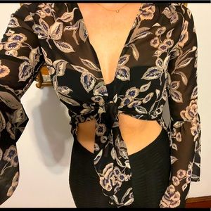 Lulus Tie Top